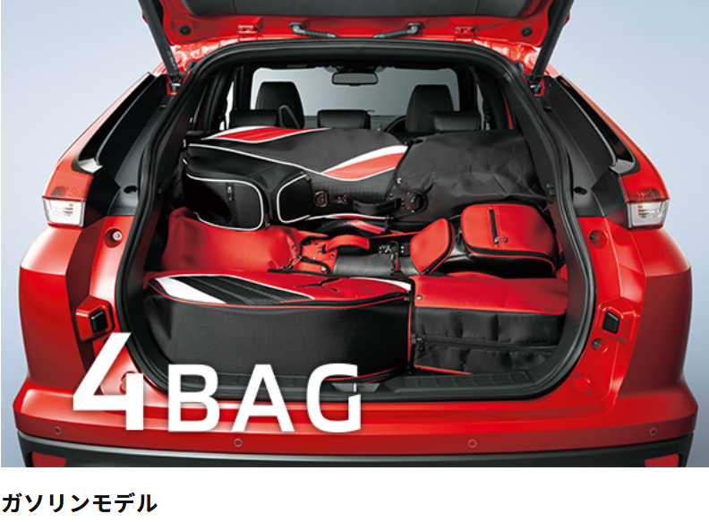 広さの参考です。実際はスーツケースなど他の荷物も考慮してお選びください。